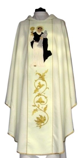 Ornat z wizerunkiem św. Jacka