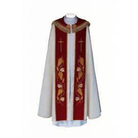 Kapa liturgiczna haftowana IHS (7) - zdjęcie 3 - Kapa liturgiczna haftowana IHS (7)