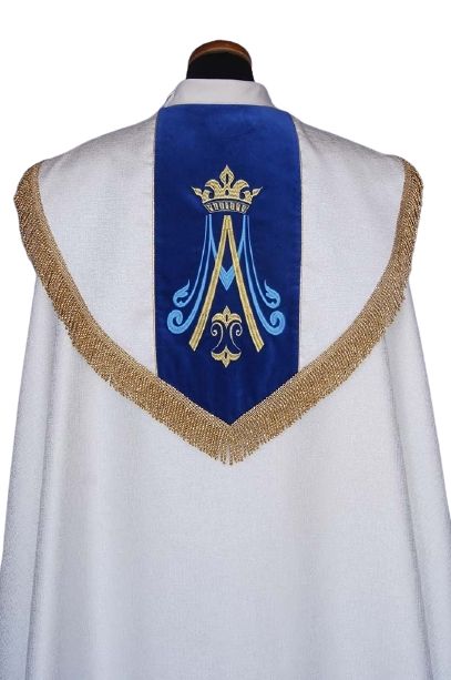 Kapa liturgiczna Maryjna - haftowana (20) - zdjęcie 3 - Kapa liturgiczna Maryjna - haftowana (20)