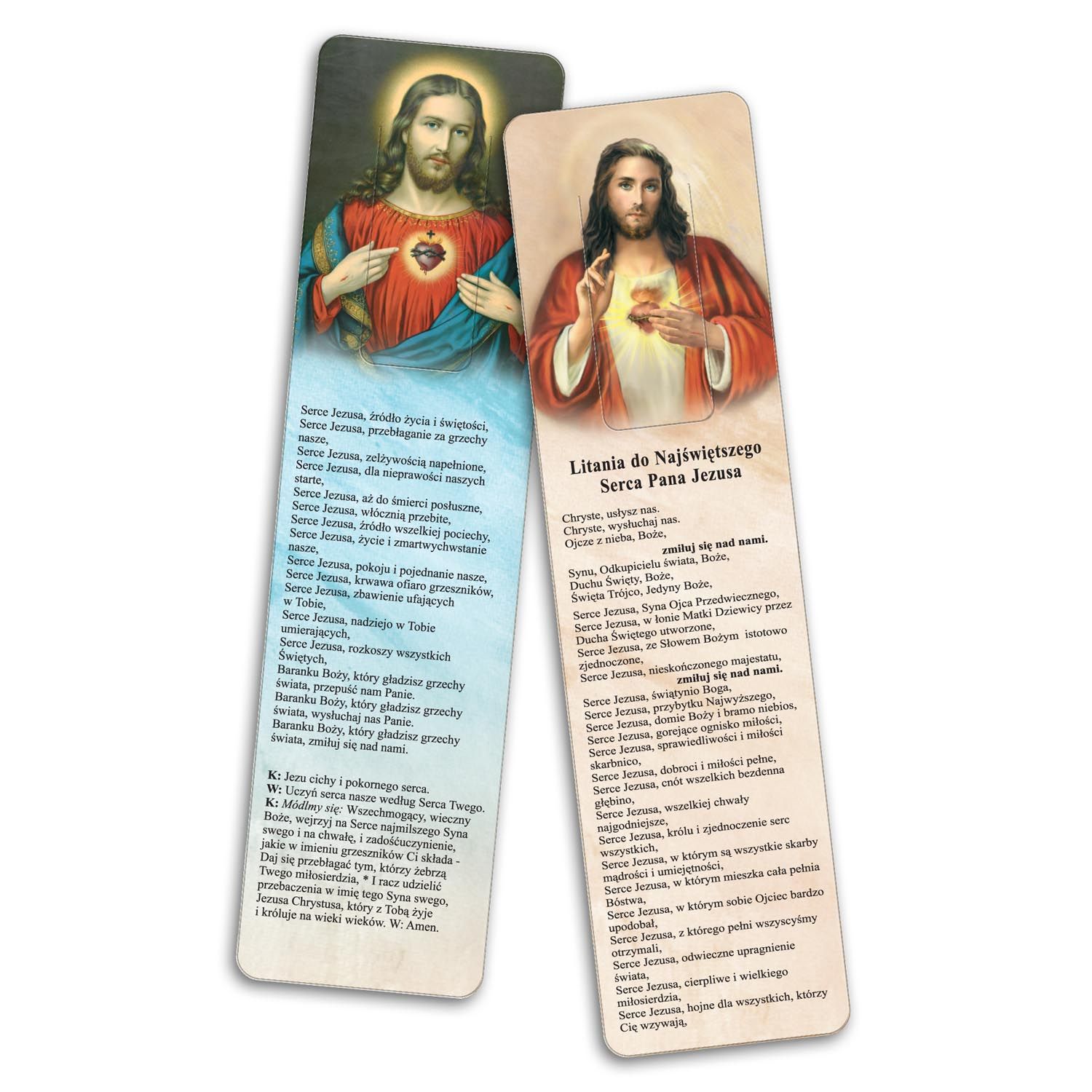 Zakładka do książki - Litania do Najświętszego Serca Pana Jezusa