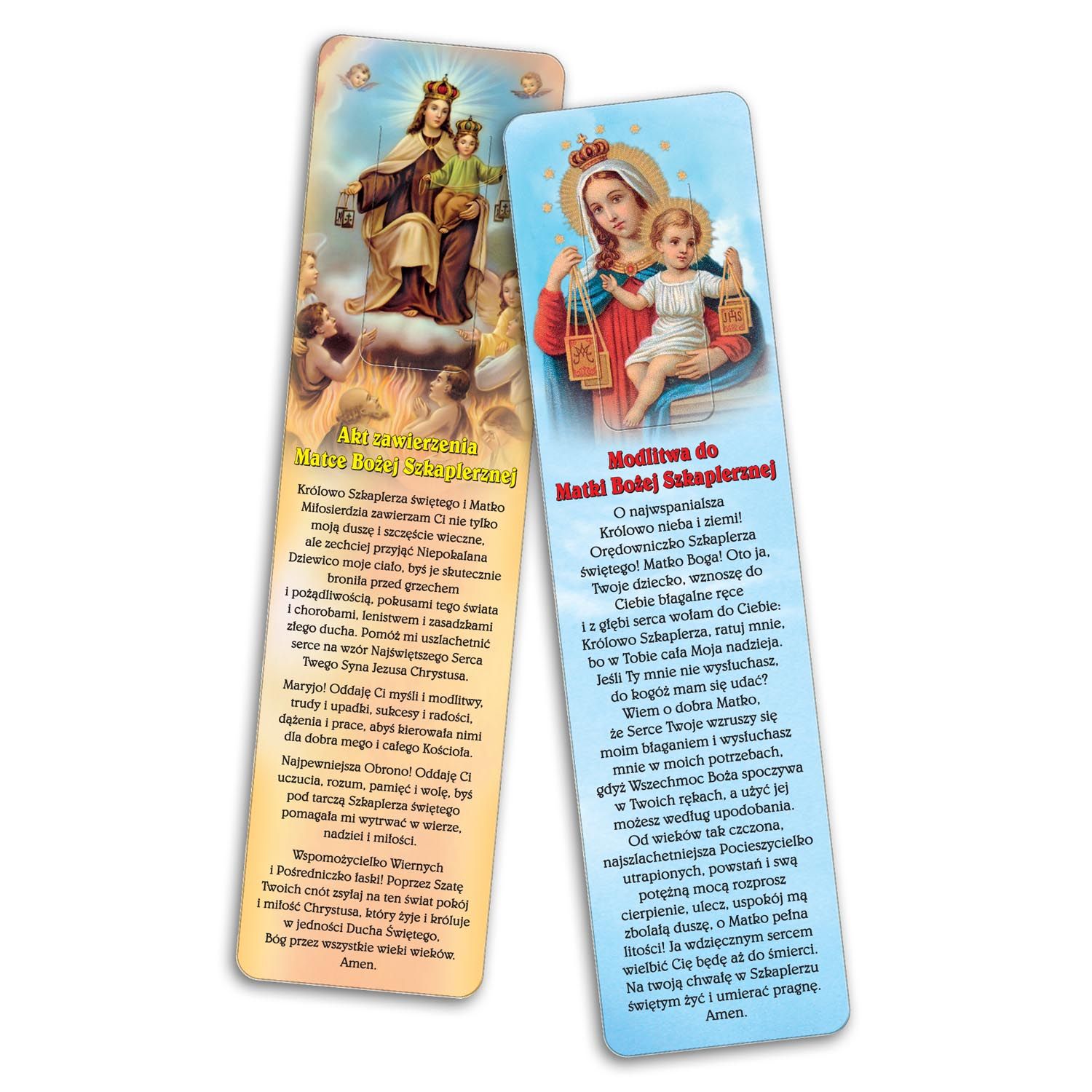 Zakładka do książki - Matka Boża Szkaplerzna