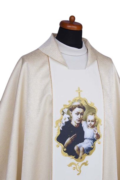 Ornat z wizerunkiem św. Antoniego - zdjęcie 2 - Ornat z wizerunkiem św. Antoniego