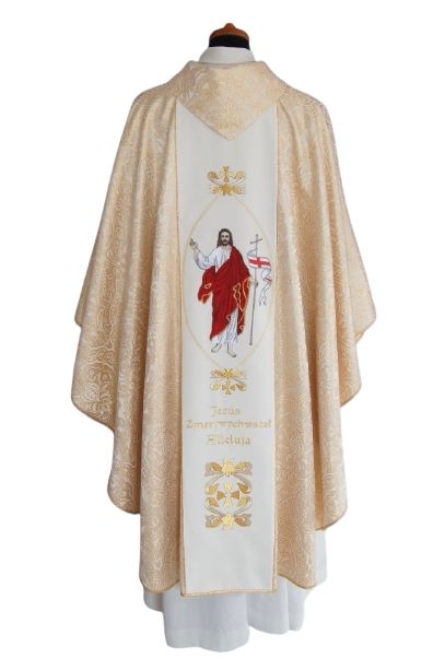 Ornat wielkanocny - Jezus Zmartwychwstały - zdjęcie 3 - Ornat wielkanocny - Jezus Zmartwychwstały