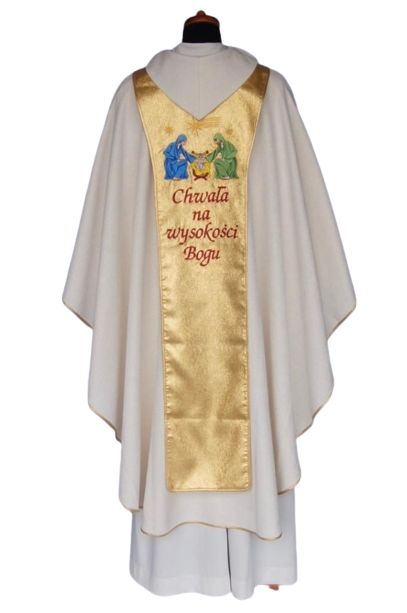 Pas nakładany na ornat - Boże Narodzenie - zdjęcie 2 - Pas nakładany na ornat - Boże Narodzenie