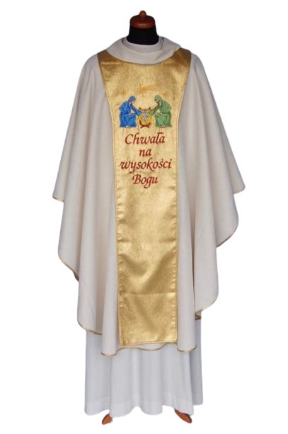 Pas nakładany na ornat - Boże Narodzenie - zdjęcie 3 - Pas nakładany na ornat - Boże Narodzenie