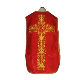 Ornat rzymski IHS - czerwony (12) - zdjęcie 2 - Ornat rzymski IHS - czerwony (12)