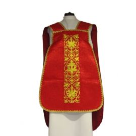 Ornat rzymski IHS - czerwony (12) - Ornaty rzymskie - Nowość