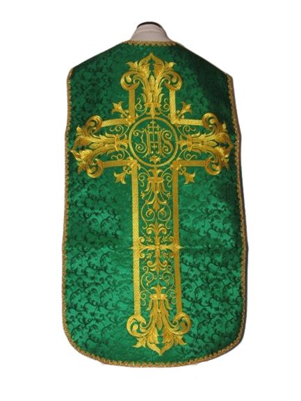 Ornat rzymski zielony aksamit (47)