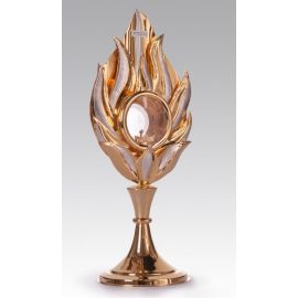 Monstrancja pozłacana, elementy srebrzone - 60 cm (S16)