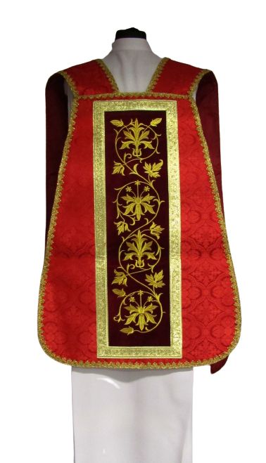 Ornat rzymski aksamit (45) - zdjęcie 2 - Ornat rzymski aksamit (45)