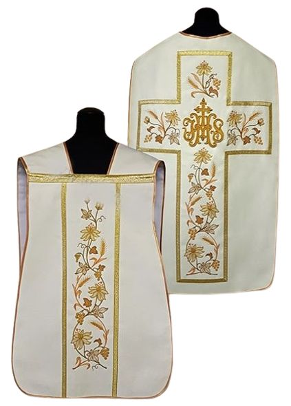 Ornat rzymski IHS kolory liturgiczne (45) - zdjęcie 3 - Ornat rzymski IHS kolory liturgiczne (45)