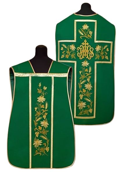 Ornat rzymski IHS kolory liturgiczne (45) - zdjęcie 4 - Ornat rzymski IHS kolory liturgiczne (45)
