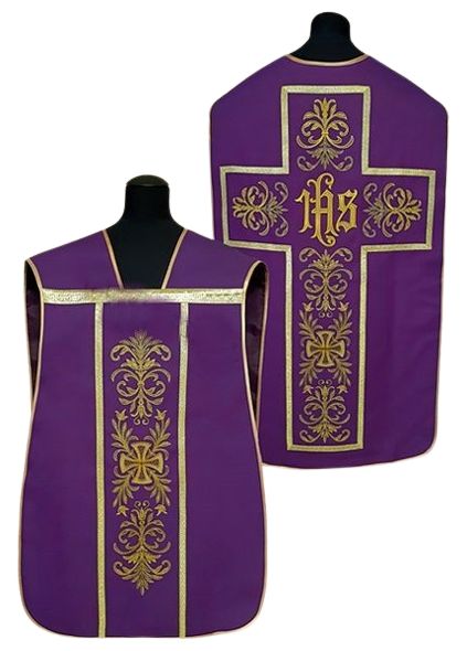 Ornat rzymski IHS kolory liturgiczne (44) - zdjęcie 2 - Ornat rzymski IHS kolory liturgiczne (44)