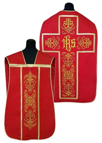 Ornat rzymski IHS kolory liturgiczne (44) - zdjęcie 3 - Ornat rzymski IHS kolory liturgiczne (44)