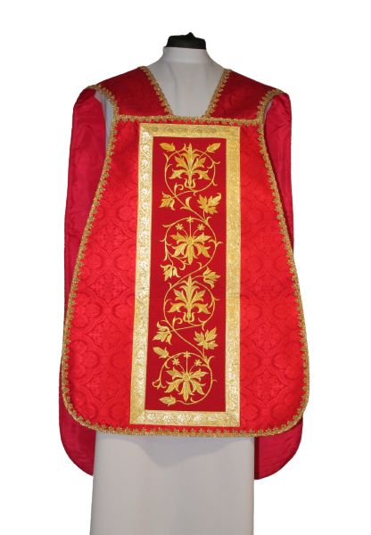 Ornat rzymski czerwony Serce Pana Jezusa (59) - zdjęcie 2 - Ornat rzymski czerwony Serce Pana Jezusa (59)