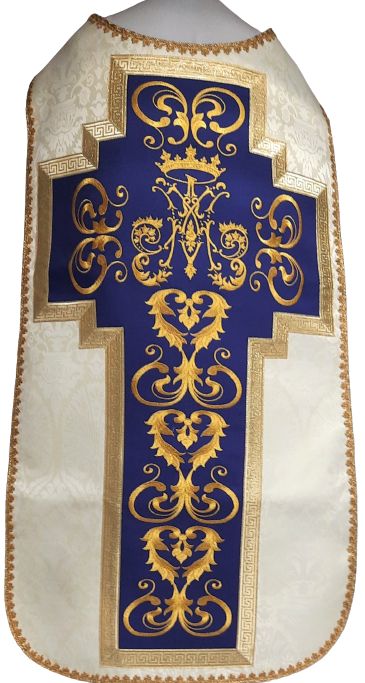 Ornat rzymski haftowany motyw Maryjny - ORNATY