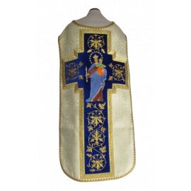 Ornat rzymski haftowany Matka Boża Wspomożenie Wiernych - Ornaty Maryjne - Nowość
