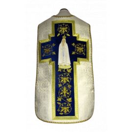 Ornat rzymski haftowany Matka Boża Fatimska - Ornaty Maryjne - Nowość