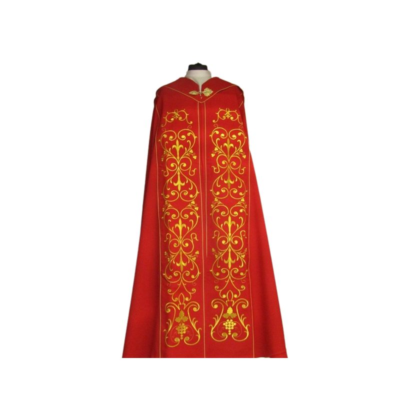 Kapa haftowana czerwona - ornament (4) - Kapa haftowana czerwona - ornament (4)