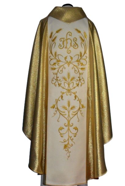 Ornat z wizerunkiem Jana Pawła II - szeroki pas - zdjęcie 2 - Ornat z wizerunkiem Jana Pawła II - szeroki pas