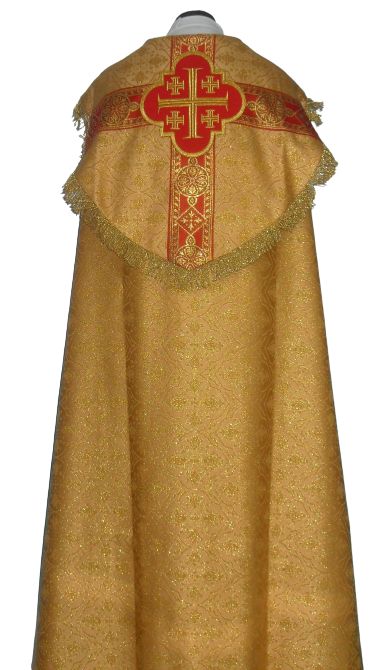 Kapa liturgiczna rozeta miodowa - zdjęcie 2 - Kapa liturgiczna rozeta miodowa