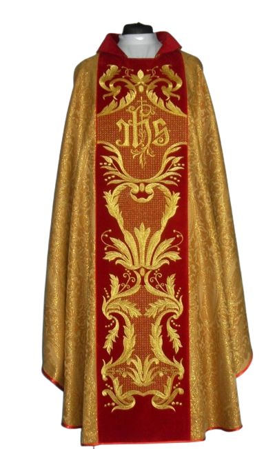 Ornat rozeta - szeroki haftowany pas (14)