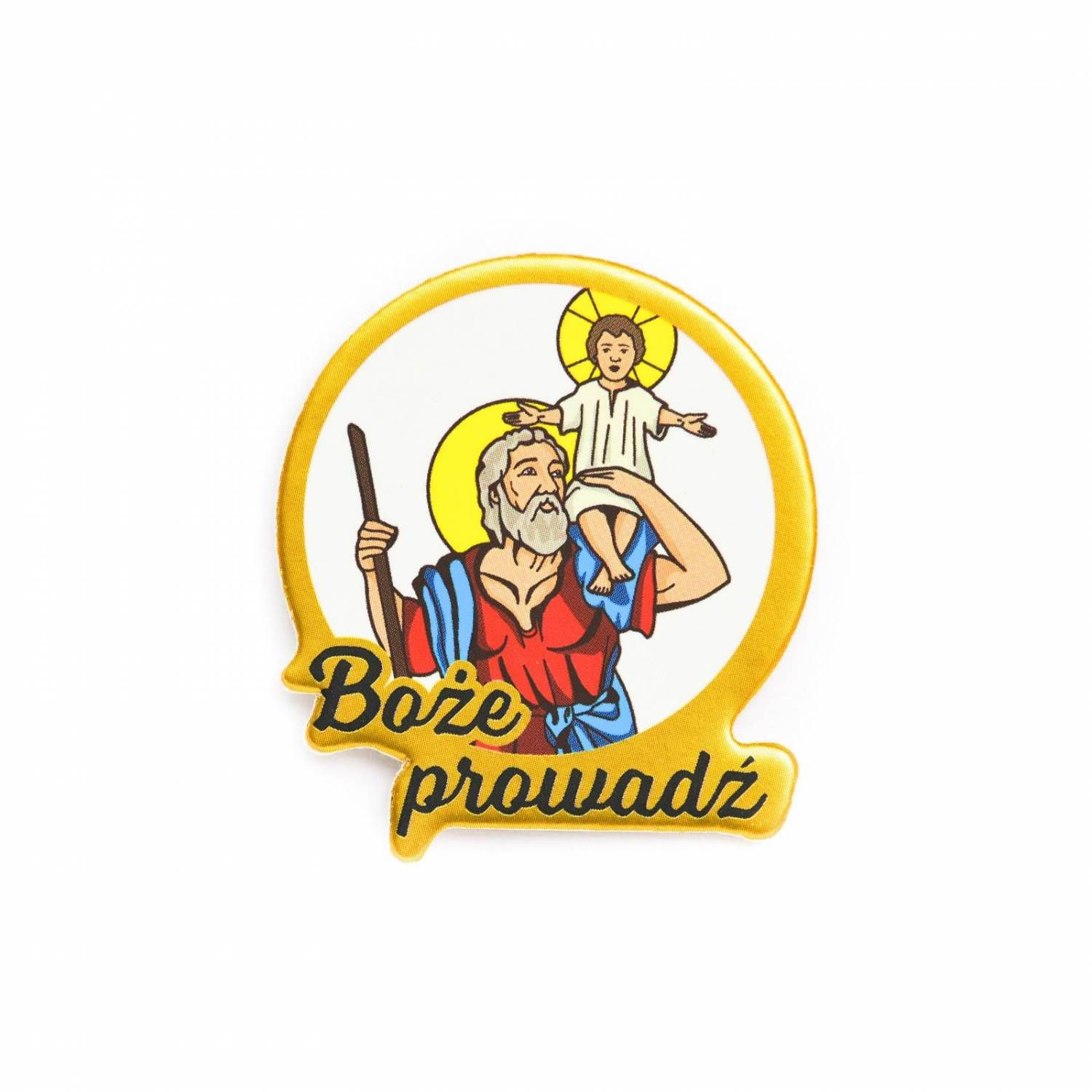 Święty Krzysztof - Plakietka samochodowa (2)