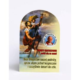 Święty Krzysztof - Plakietka samochodowa (3)