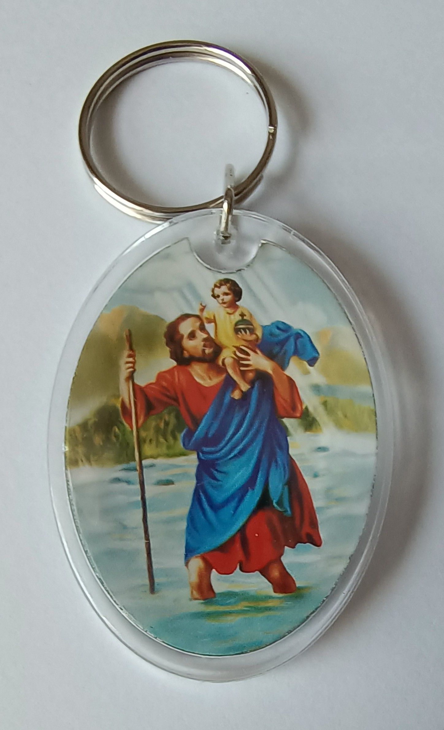 Brelok - św. Krzysztof plastik (2)