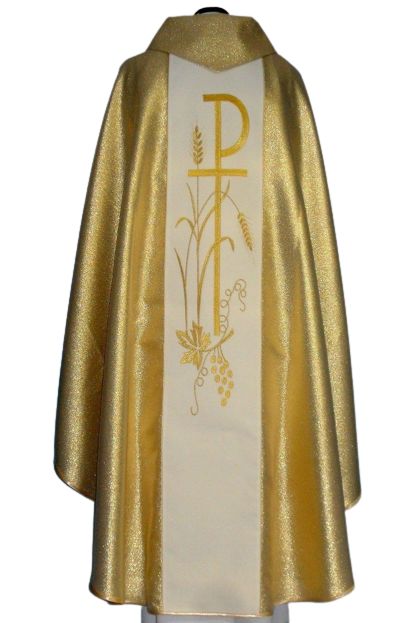 Ornat haftowany - Święty Ambroży - zdjęcie 4 - Ornat haftowany - Święty Ambroży