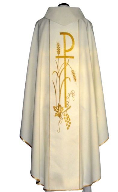 Ornat haftowany - Święty Ambroży - zdjęcie 2 - Ornat haftowany - Święty Ambroży