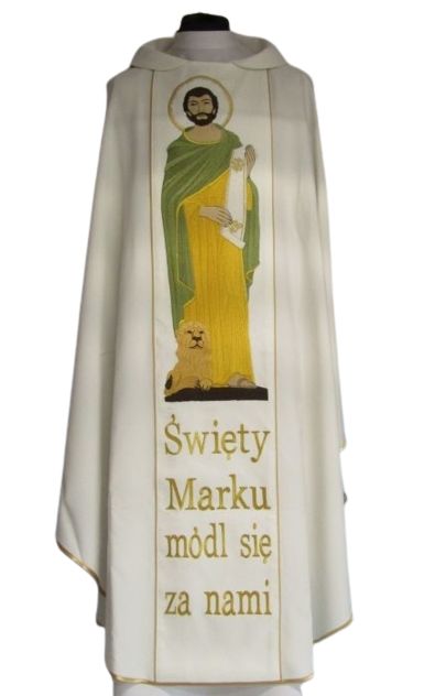 Ornat haftowany - Święty Marek