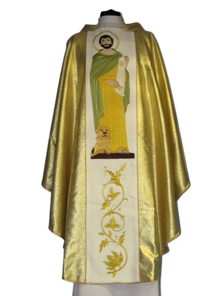 Ornat haftowany - Święty Marek - zdjęcie 2 - Ornat haftowany - Święty Marek