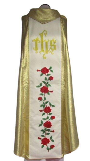 Ornat haftowany - Święta Teresa - zdjęcie 2 - Ornat haftowany - Święta Teresa