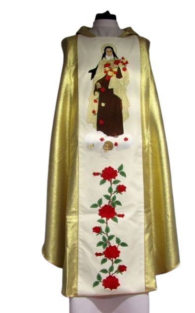 Ornat haftowany - Święta Teresa
