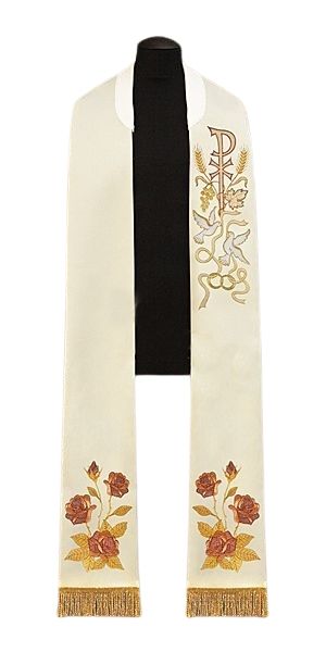 Stuła ślubna haftowana (29)