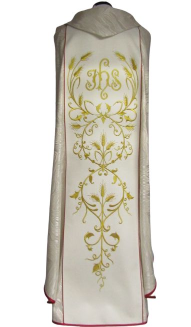 Ornat haftowany - Zwiastowanie - Święta Rodzina - zdjęcie 2 - Ornat haftowany - Zwiastowanie - Święta Rodzina