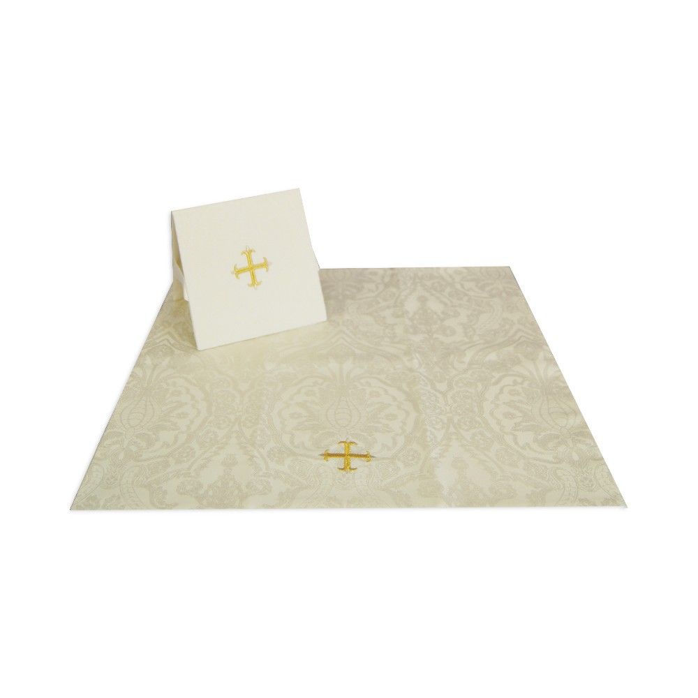 Bursa i welon na kielich - tkanina żakard, kolory liturgiczne (3) - zdjęcie 2 - Bursa i welon na kielich - tkanina żakard, kolory liturgiczne (3)