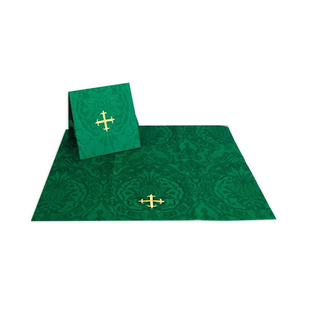 Bursa i welon na kielich - tkanina żakard, kolory liturgiczne (3) - zdjęcie 4 - Bursa i welon na kielich - tkanina żakard, kolory liturgiczne (3)