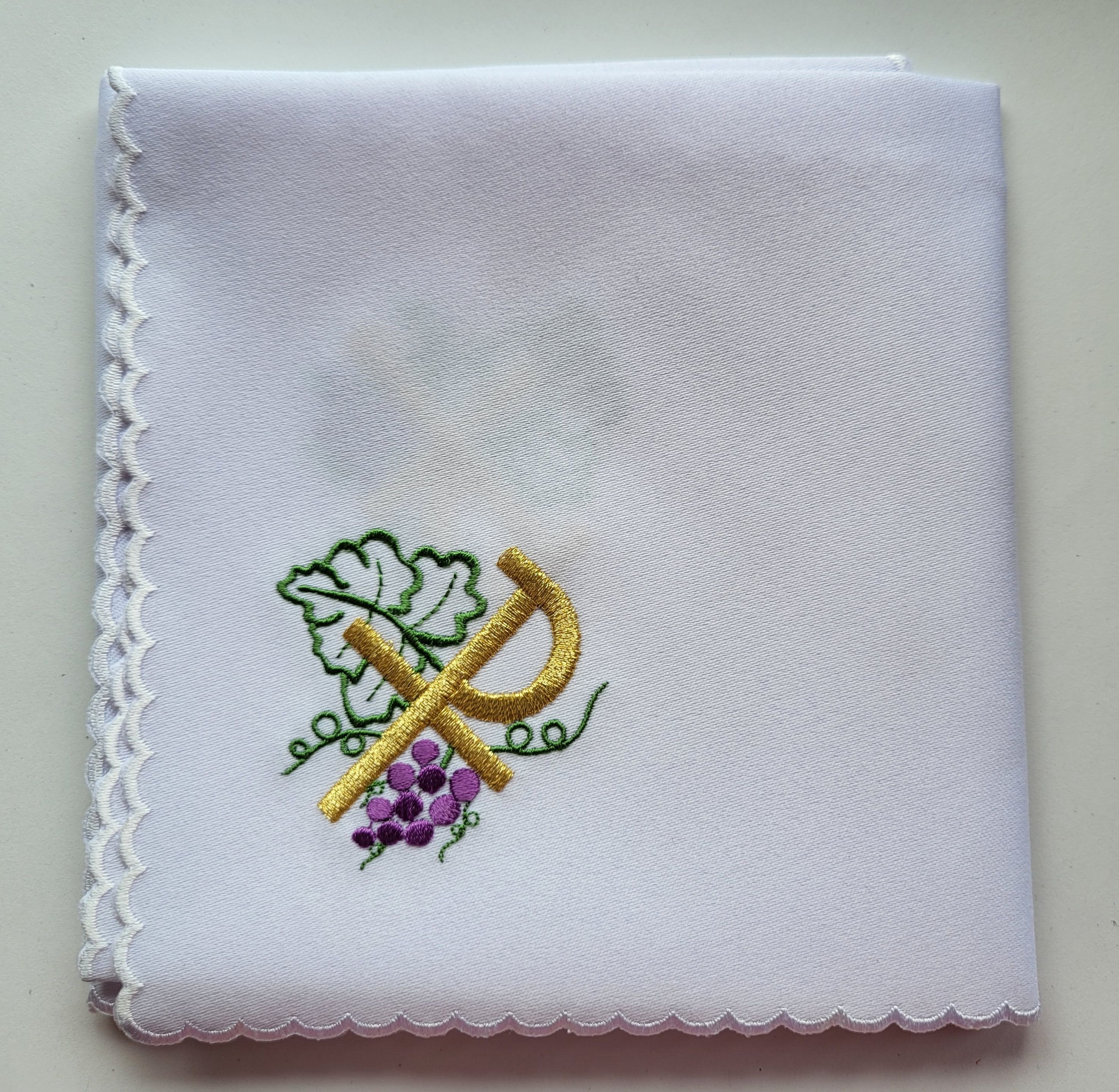 Korporał haftowany w 4 rogach - P + winogrona