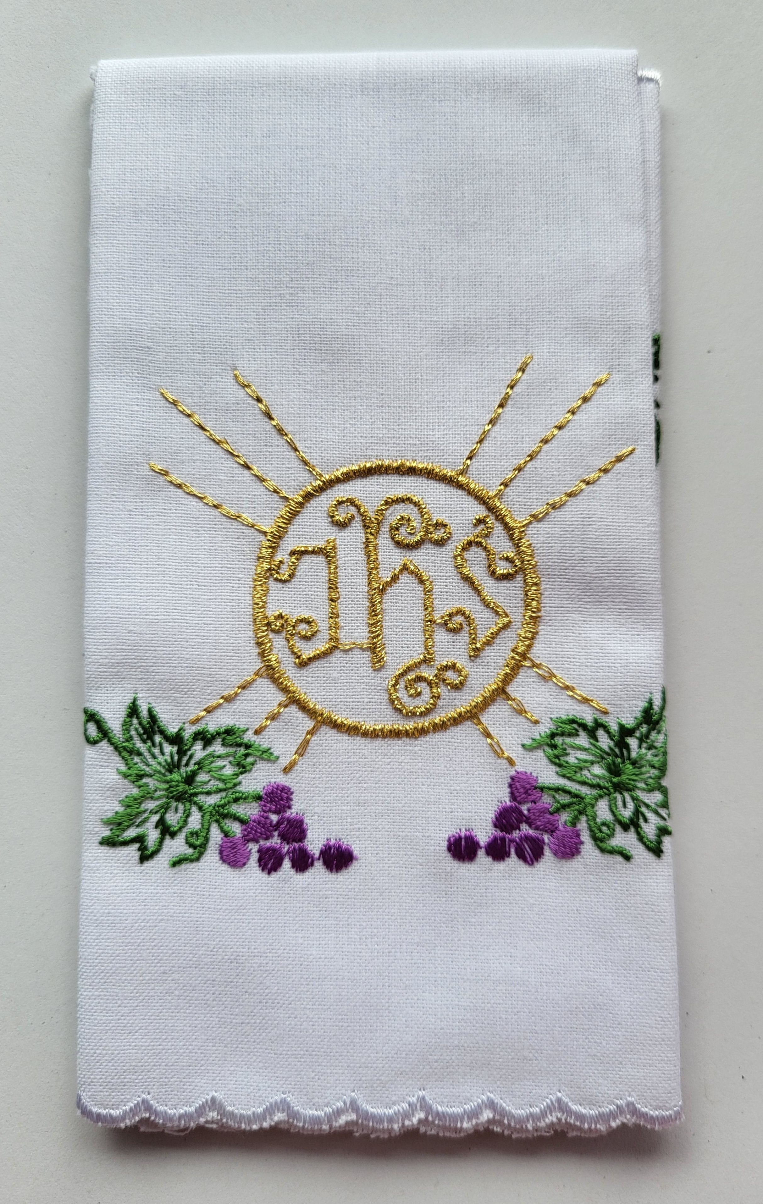 Puryfikaterz haftowany IHS - 100% bawełny (2)