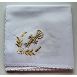 Korporał haftowany w 4 rogach - P, kłosy, kwiat