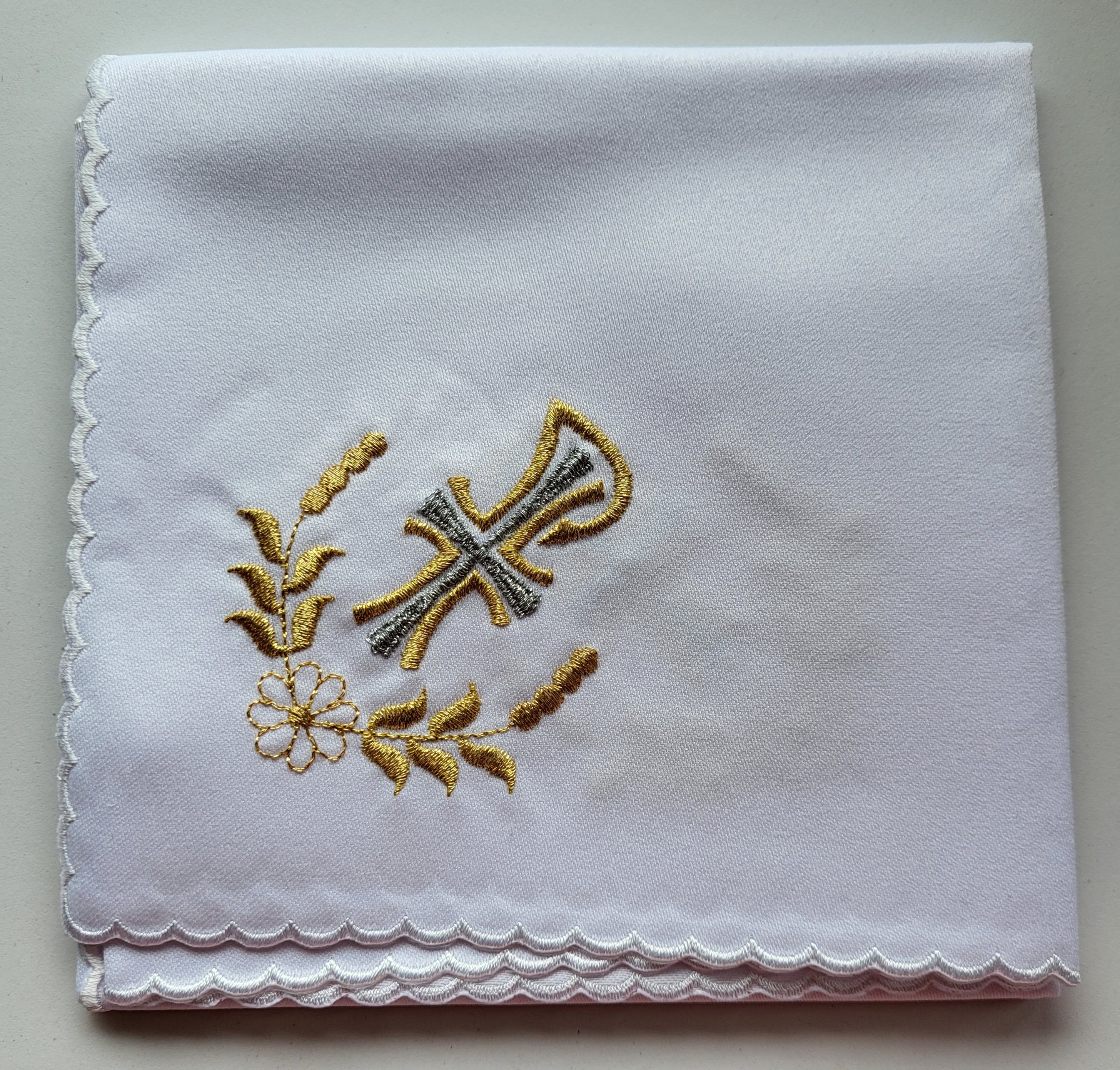 Korporał haftowany w 4 rogach - P, kłosy, kwiat