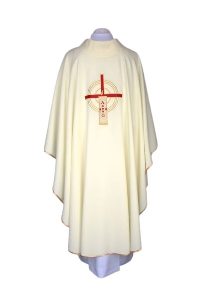 Ornat haftowany Baranek Boży (A5) - zdjęcie 2 - Ornat haftowany Baranek Boży (A5)