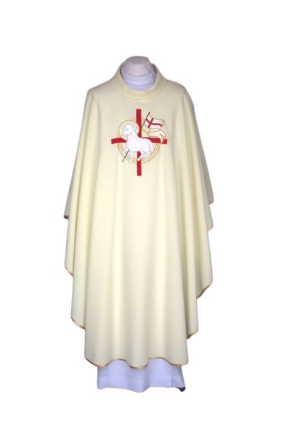 Ornat haftowany Baranek Boży (A5)