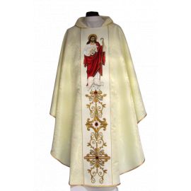 Ornat haftowany Dobry Pasterz, rozeta - ORNATY WIELKANOCNE - Nowość