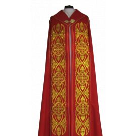 Kapa haftowana IHS - kolory liturgiczne (50) - KAPY LITURGICZNE - Nowość
