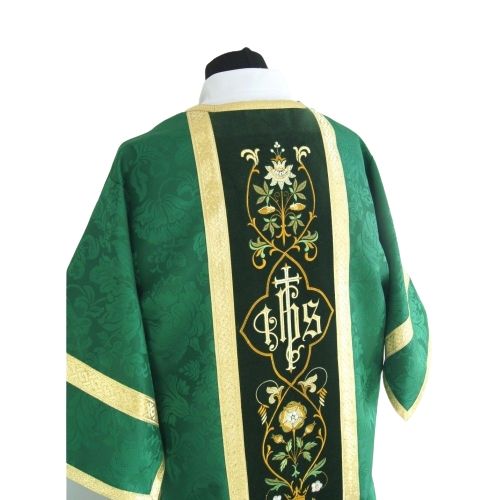 Dalmatyka rzymska żakardowa - kolory liturgiczne - zdjęcie 2 - Dalmatyka rzymska żakardowa - kolory liturgiczne