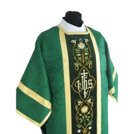 Dalmatyka rzymska żakardowa - kolory liturgiczne - zdjęcie 3 - Dalmatyka rzymska żakardowa - kolory liturgiczne