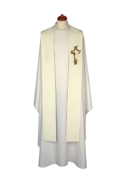 Stuła haftowana do koncelebry - kolory liturgiczne (5)